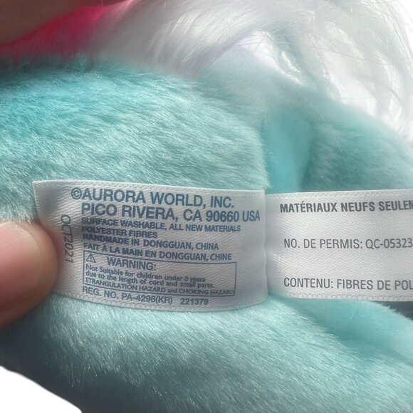 Breyer Plush Unicorn Horse Tail -Aurora World  Mane Needs Help - Picture 5 of 10